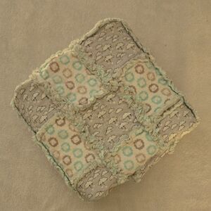 Patchwork Baby Blanket with Pastel Patterns